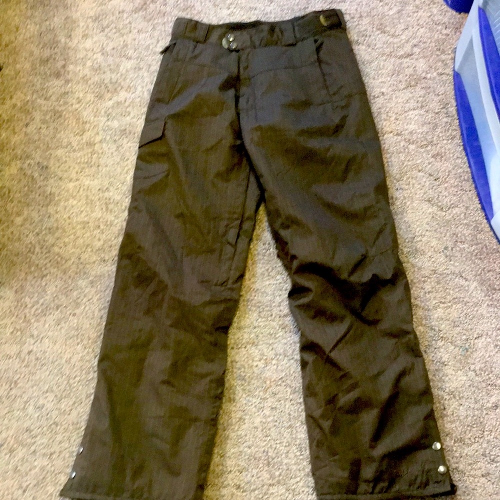 Pulse Snow pants brown pin stripe size M